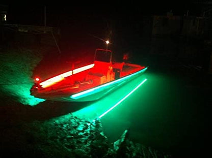 BSOD LED Strip Lights for Boats,12V Outdoor RGB Underwater Rope Light Real IP68 Waterproof Strip 16.4ft Marine Fish String Flexible Green/Red/Blue Light for Swimming Pool Boat Fish Tank - color: RGB (Red, Green, Blue)