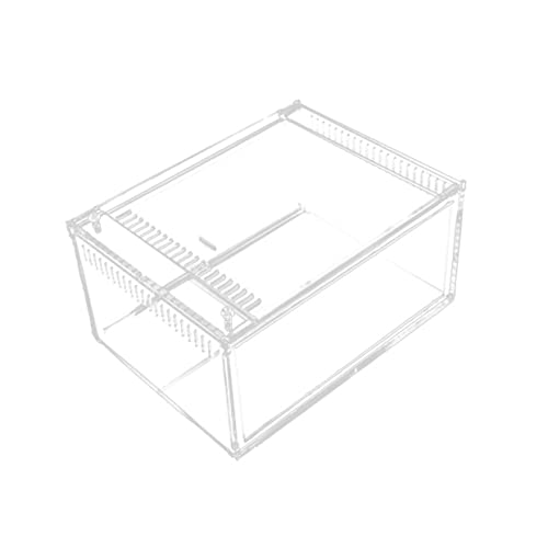 BESPORTBLE 1pc Reptile Breeding Container Habitat for Snakes Lizards and Frogs Spacious Feeding Box Ventilation for Healthy Growth