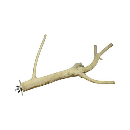 Multi-Branch Perch (Small) - Durable Natural Climbing Branch Perch Cage Accessory - Sugar Gliders, Squirrels, Prairie Dogs, Degus, Marmosets, Monkeys, Parrots, Birds, Rats, Reptiles, Amphibians