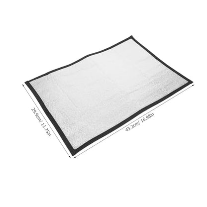 5pcs Reptile Heating Pads - 16.98x11.75'' Heat Mat Warmer for Lizard Hermit Crab Snake Gecko, Small Animal Terrarium - Insulated Reflective Heater Pad for Tanks