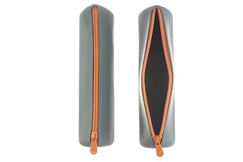 DIVERSEBEE Soft Silicone Pencil Case, Aesthetic Pencil Pouch with Zipper, Cute Pen Bag for School, Bible Journaling Supplies and Accessories, Pencil Organizer (Ocean) - color: Ocean