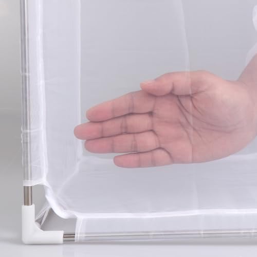 RESTCLOUD Insect Breeding Cage, Insect Rearing cage with Ultra Fine Mesh, Size 12" x 12" x 12"