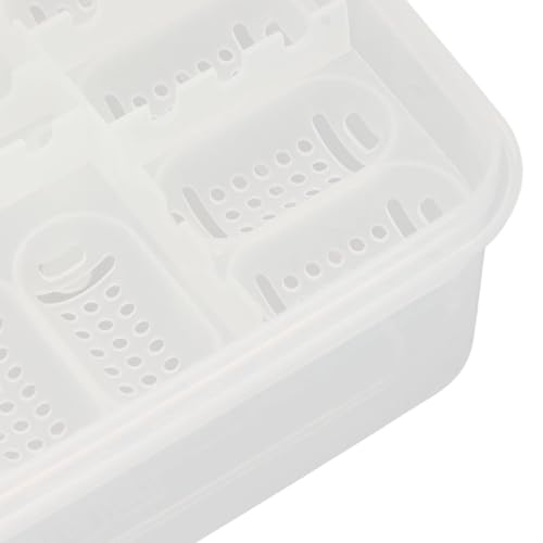 16 Grids Reptile Breeding Box,Reptile Incubator Professional Plastic Reptile Breeding Box Hatching Incubator for Amphibians Snakes Lizards Turtles Tortoises Geckos
