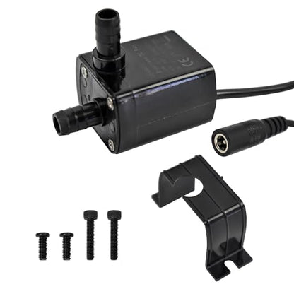 CONQUERALL 12V DC Brushless Submersible Pump 71GPH 16.4ft 14W for PC Water Cooling Cooler Drainage - color: 12v 14w 240l/H 5m Head, size: 1PC