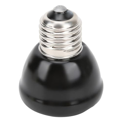 Kikumi E27 Ceramic Heating Lamp, 100 W Infrared Reptile Heat Lamp with Spiral Surface Design for Reptiles, High Humidity Environments, Long Life Up to