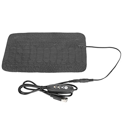 Asixxsix Reptile Heat Mat with Temperature Control for Amphibians, 3 Level Adjustable Heating Pad for Lizards Snakes Turtles (S 23 Inch) - size: S 23 Inch
