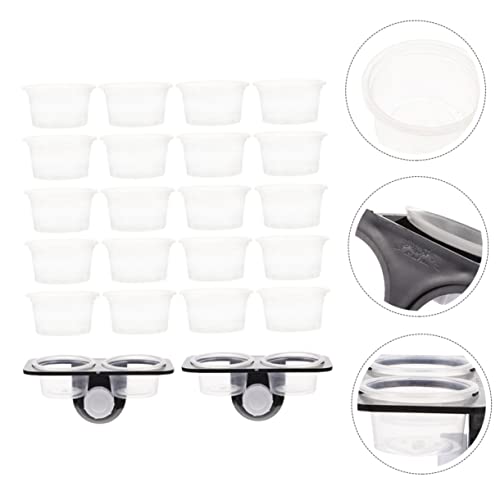 1Set Reptile Feeding Ledge Water Feeder Durable Reptile Tank Supplies with Suction Cups for Easy Installation for Geckos Lizards and Amphibians