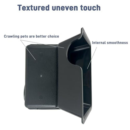 Durable Small Reptile Hide Box, Ball Python Hide, Leopard Gecko Hide, Bearded Dragon Hide, Easy to Clean Reptile Hides Cave for Tank, Snake Hide Enclosure (7.48" x 4.72" x 2.56") - size: Small