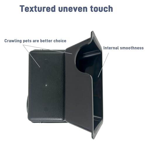 Small 2 Pcs Durable Reptile Hide Box, Ball Python Hide, Leopard Gecko Hide, Bearded Dragon Hide, Easy to Clean Reptile Hides Cave for Tank, Snake Hide Enclosure (7.48" x 4.72" x 2.56") - size: Small (2-Pack)