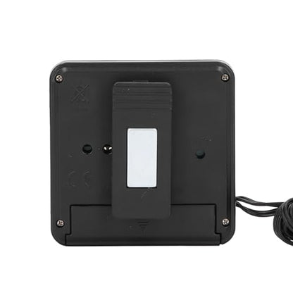 FTVOGUE Digital Hygrometer, Compact Temperature and Humidity Meter, with 2 Probes, Indoor Outdoor Monitoring for Reptiles and Incubators