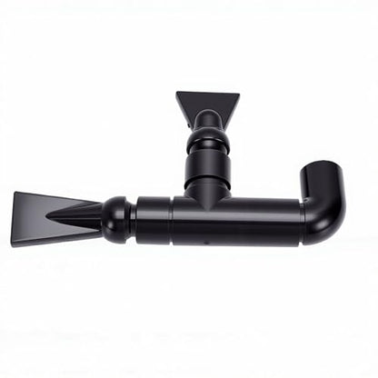 Pssopp Aquarium Aerators and Pumps Double Outlet High Water Reptile Water Spray Nozzle for Aquarium Clean and Circulation. Fish Tank Nozzle, PVC Outlet Return Pipe (External Diameter 23mm/0.9in)