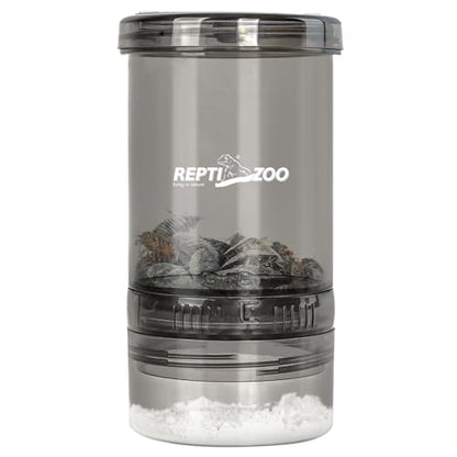 REPTI ZOO Reptile Cricket Calcium Powder Mixer, Cricket Keeper Shaker for Bearded Dragon Gecko Snake Lizards, Dispenser Feeder for Chameleon Reptile & Amphibians