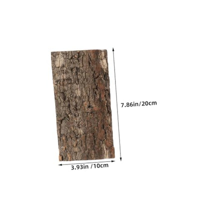 Sosoport 3pcs Reptile Bark Backdrop for Fish Tank Terrarium Background and Reusable Wall Decor for Amphibians and Reptiles