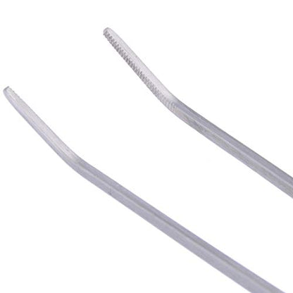 YSTAR Stainless Steel Long Reptile Tweezers Feeding Tongs for Snake Lizards Bearded Dragon Leopard Gecko and Spider Terrarium Supplies 2Pcs