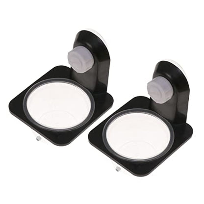 BESPORTBLE 3pcs Reptile Food Bowl Reptile Water Dish Feeder Bowl Turtle Feeding Dish for Lizards Easy to Clean Suction Cup Design - size: Size 4