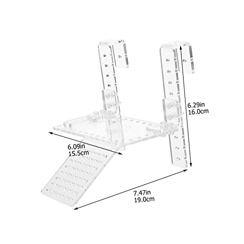 Mipcase 1pc Turtle Basking Platform Wall-Mounted Climbing Island for Aquariums Encourages Exercise and Rest for Turtles and Reptiles for Deep Water Tanks Style