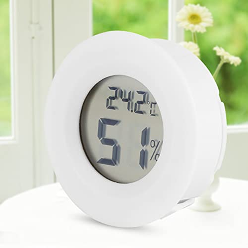 GOWENIC Digital LCD Temperature Humidity Meter, Thermometer Hygrometer, Reptile Pet Gauge with Probe, Digital Hygrometer for Terrarium