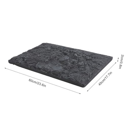 CHICIRIS 3D Reptile Background, Aquarium Background Foam Rock Wall Decor with 3D Textures for Fish Tank Reptile Tank Terrarium (E) - size: E