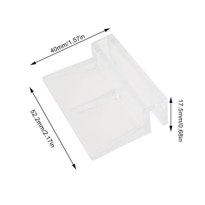 8PCS 6mm Acrylic Aquarium Lid Clamps Transparent Fish Tank Cap Support Frame Pet Supplies