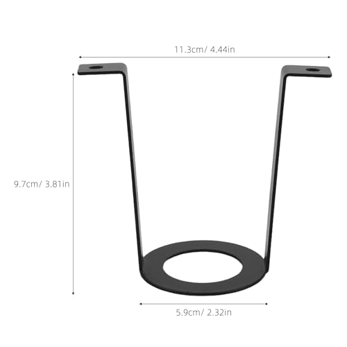 2pcs Ceramic Heat Lamp Holder - Aquarium Heat Lamp Stand - Sliding Slot Adjustable Bracket - Metal Lighting Bracket for Reptile Tanks Vivariums