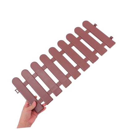4pcs Outdoor Tortoise Enclosure Garden Fence for Small Animals Reptile Supplies Playpen Lawn Edging Barrier for Pets Sturdy Animal Barrier Fencing