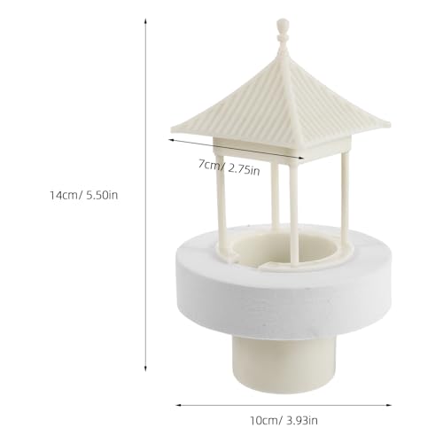 KICHOUSE Aquarium Fogger: Ultrasonic Water Atomizer - Pavilion Decorative Mist Maker - Floating Foam Mist Maker for Indoor Water Plant Humidification