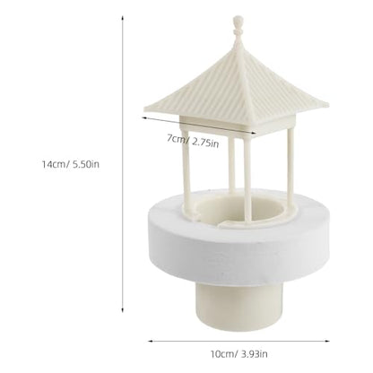 KICHOUSE Aquarium Fogger: Ultrasonic Water Atomizer - Pavilion Decorative Mist Maker - Floating Foam Mist Maker for Indoor Water Plant Humidification