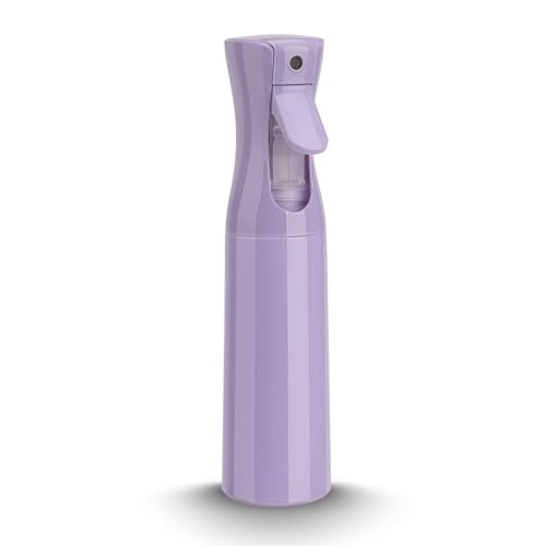 Spray Bottle for Hair (10.15OZ /300ML) Continuous Ultra Fine Mist Sprayer for Hair, Salons, Barber, Plants, Skin Care, 1 Plack Purple - color: Purple, size: 10.1 Ounces