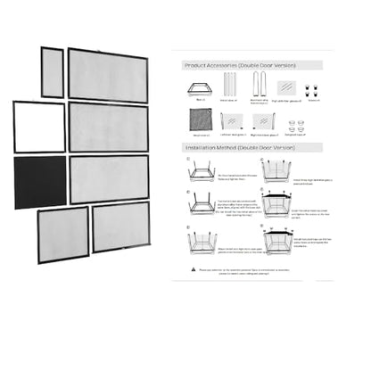 Micro Habitat Terrarium Enclosure, Vertical Reptile Tank17.72×17.72×31.50In, Arboreal Reptile Feeding Cage, Aluminum Net Box for Chameleon, Lizard, Crested Gecko, Snake, Frog, Spider