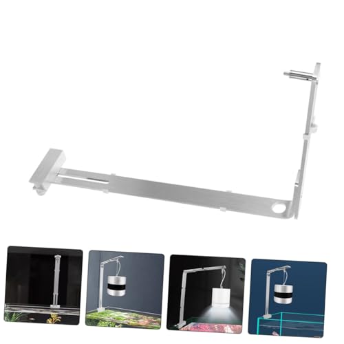 UKCOCO Aquarium Light Riser Bracket Durable Holder for Versatile Fish Tank Compatibility Modern Aesthetic Design Easy Installation for All Aquarium