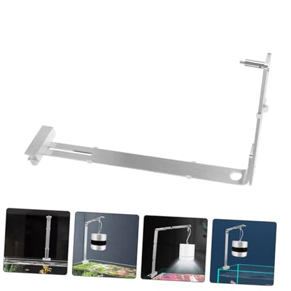 UKCOCO Aquarium Light Riser Bracket Durable Holder for Versatile Fish Tank Compatibility Modern Aesthetic Design Easy Installation for All Aquarium