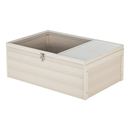 New Age Pet ECOFLEX Tortoise House, Durable Outdoor Tortoise Shelter, Weather-Resistant & Easy to Clean - style: Classic