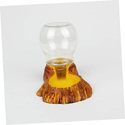 Toddmomy Automatic Reptile Drinking Fountain Resin Crafted Tortoise Basin Easy- Pet Water Feeder Lizard Water Bowl