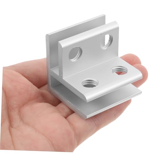 SUPVOX 1Set Heavy Duty Glass Clamp for Thickness Durable Aluminium Alloy Bracket Elegant Flowerpot Connector Stability for Aquariums Planting Boxes Easy