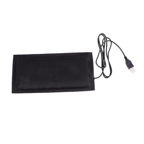 Happyyami USB Powered Reptile Heating Pad Small Under Tank Heat Mat for Tortoise Turtle Snake Lizard Terrarium Flexible Low Energy Consumption