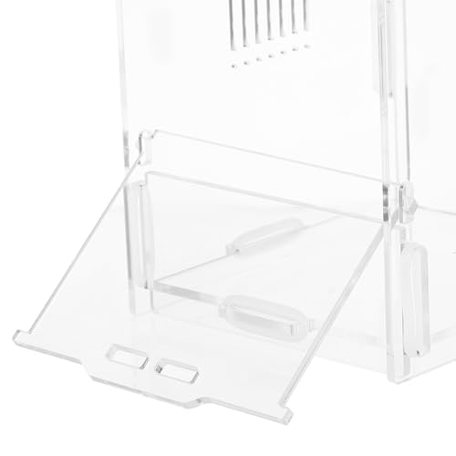 Small Acrylic Reptile Breeding Box with Ventilation Animal Habitat Cage for Spiders Jumping Spiders and Small Amphibians Terrarium for Indoor Pet Keeping