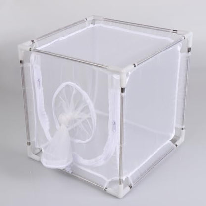 RESTCLOUD Insect Breeding Cage, Insect Rearing cage with Ultra Fine Mesh, Size 12" x 12" x 12"