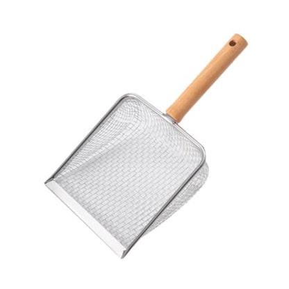 Cat Litter Scoop with Long Handle, Sifting Cleaning Tool for Kitty Litter, Lizard, Reptile Pet Waste, Litter Pan Cleaner- Mesh Spacing 4 - color: Mesh Spacing 4