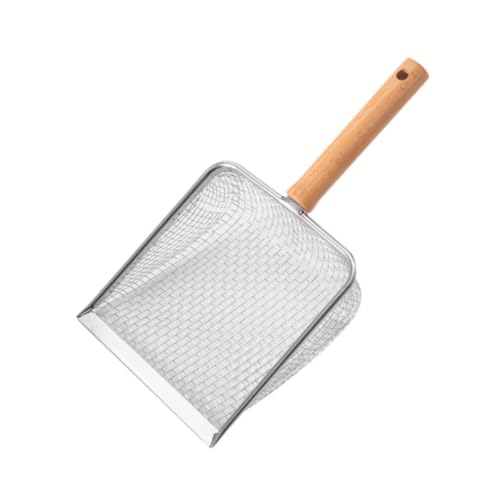Cat Litter Litter Pan Sifting Cleaning Tool Kitty Litter with Long Handle for Lizards, Mesh Spacing 10 - color: Mesh Spacing 10