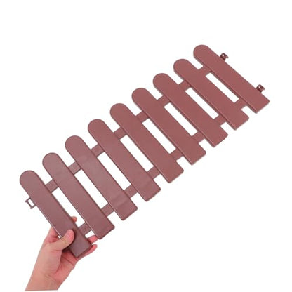 4pcs Pet Tortoise Fence Outdoor Reptile Playpen Portable Plastic Barrier Safe Enclosure for Turtle Reptile Accessories DIY Layout Weatherproof