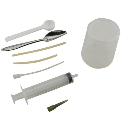 ZCZQC 6PCS Parrot Feeding Tools Food Grade Soft Silicone Feeding Syringe for Feeding Milk or Medication to Baby Birds and Sick Birds Milk Spoon Feeder Feeding Syringe Large Needle Milk Cup 100ml