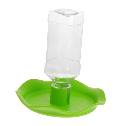 UKCOCO Reptile Water Feeder Bowl Automatic PET Fountain for Tortoises Lizards and Frogs Adjustable Water Dispenser Easy Clean Design