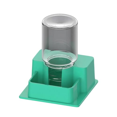 Reptile Auto Refill Water Dispenser, Quiet Operation Clear Monitor for Turtles, Lizards & Pets - color: Light Green