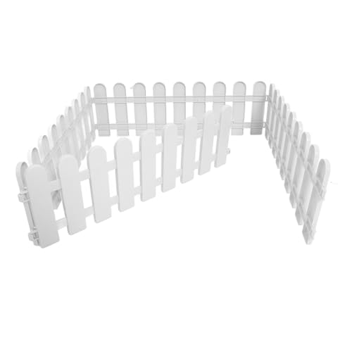 4pcs Tortoise Enclosure Fence Outdoor Pet Playpen Plastic Portable Reptile and Rabbit Safety Pen 50cm X 20cm for Garden Grass Grazing and Sunbathing
