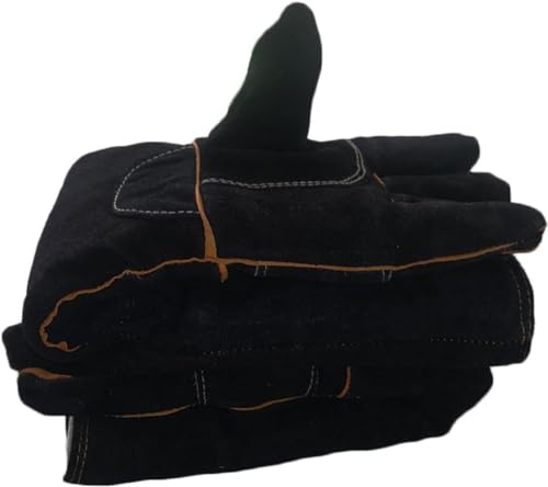 Pet Bite-Proof Gloves,Strengthened Gloves for Animal Handling, Parrots Lizards Reptiles Bathing Grooming and