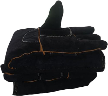 Pet Bite-Proof Gloves,Strengthened Gloves for Animal Handling, Parrots Lizards Reptiles Bathing Grooming and