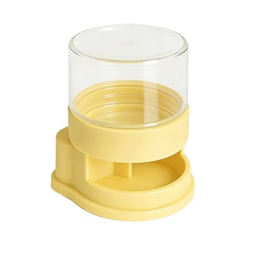Terrarium Tank Reptile Food Feeders Bowl, Water Feeder Automatic Water Dispenser Waterer Feeding Accessories, Small Water Dish for Tortoise - Bowls for Reptiles & Amphibians (Yellow) - color: Yellow