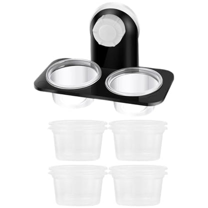 Alipis Reptile Feeding Bowls with Suction Cups 11pcs Set Hanging Multi-Function Food and Water Dish for Lizards, Geckos, and Terrarium Pets