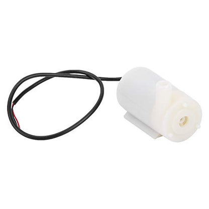 Micro Submersible Water Pump USB Powered Mini Water Pump for Aquariums Fish Tanks Computer Cooling Systems White Plastic 43x23x31mm 3-5V DC
