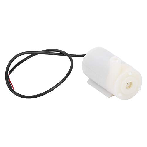 Micro Submersible Water Pump USB Powered Mini Water Pump for Aquariums Fish Tanks Computer Cooling Systems White Plastic 43x23x31mm 3-5V DC